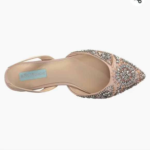 Blue by Betsey Johnson Women's Sb-Molly Pointed Toe Flat - Picture 3 of 11